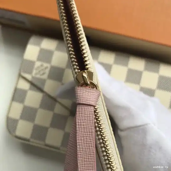 WIS Louis Damier Bag Vuitton Felicie N63106 Pochette 0702